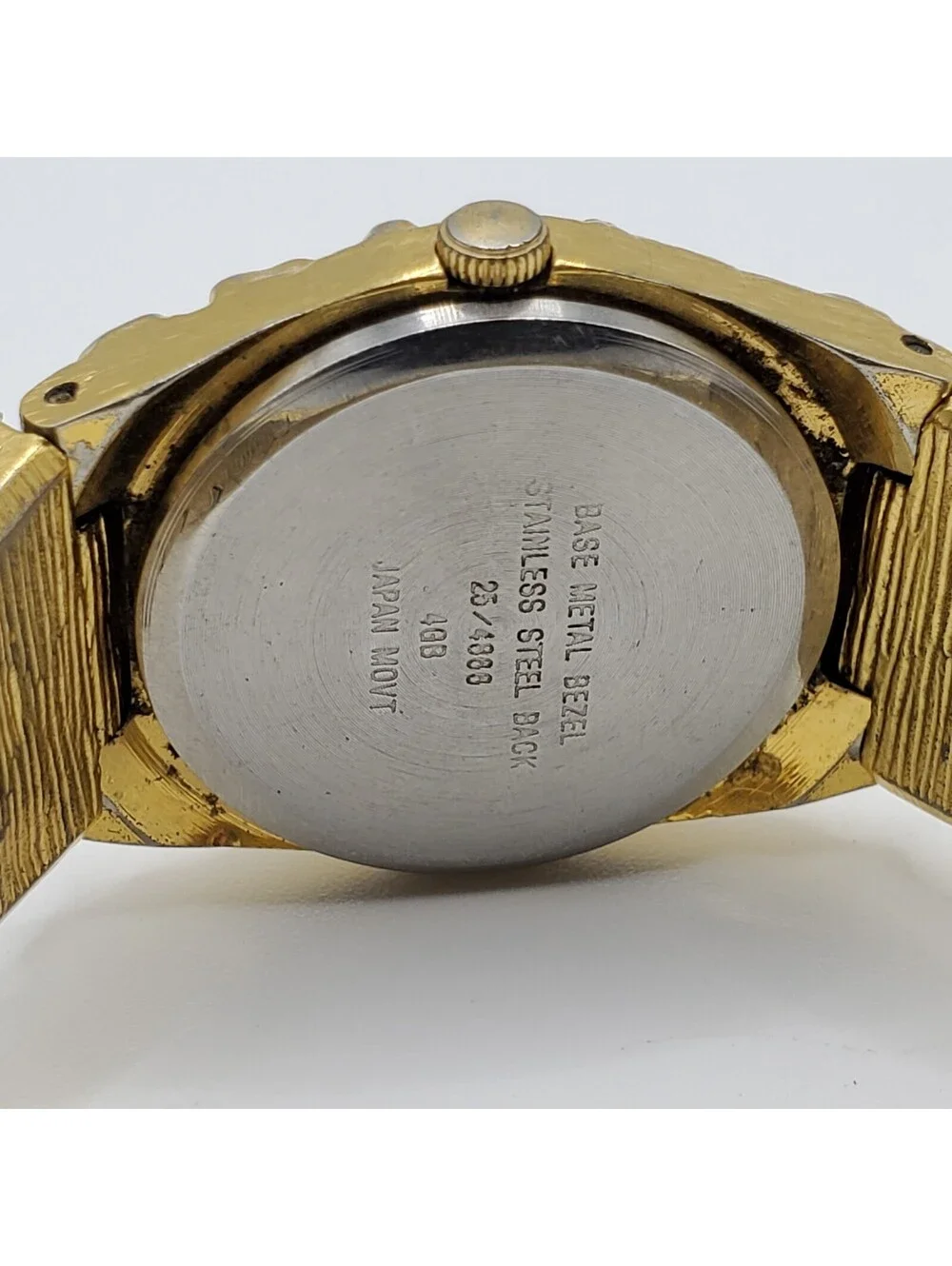 Armitron Gold Nugget Style Watch Women 24mm New Battery